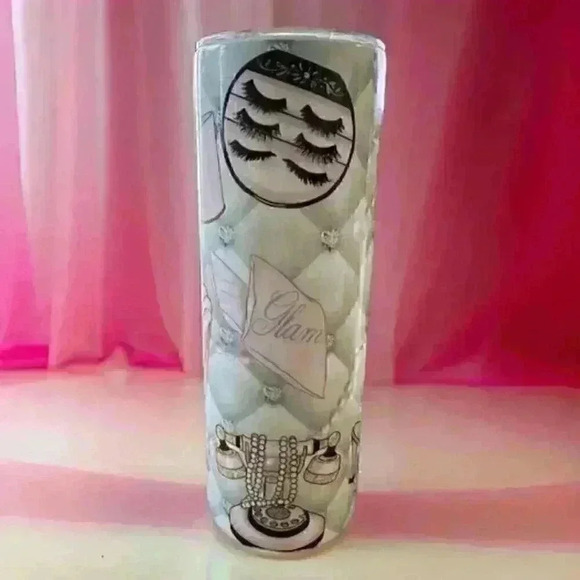 Tumbler Homemade 20oz Stainless Steel (Girly Girl) - Picture 3 of 3